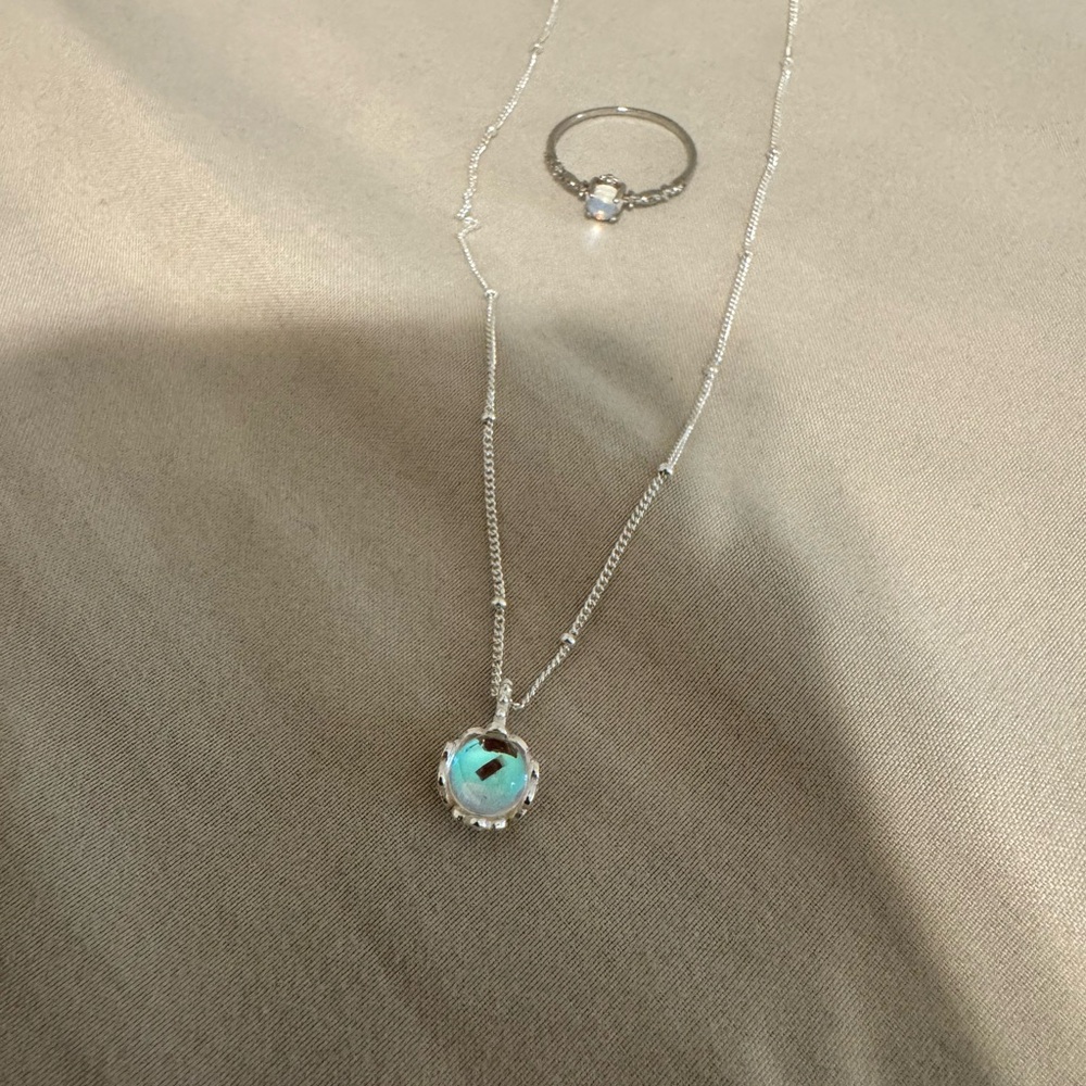 Sterling Silver Necklace and Ring